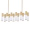 Cwi Lighting Pipes 12 Light Island/Pool Table Chandelier With Sun Gold Finish 1221P32-12-625 - alternate 4